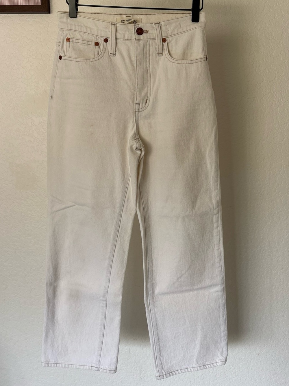 Madewell slim wide leg jeans